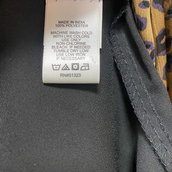 Cece Leopard Print Off the Shoulder Ruffle Blouse - Picture 5 of 5